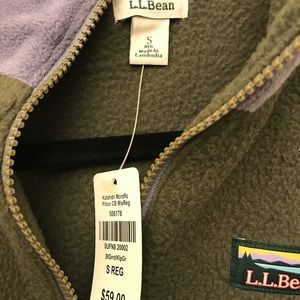Ll bean fleece top